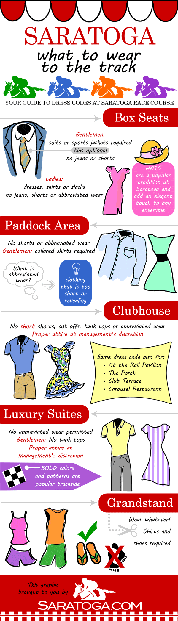 What To Wear To Saratoga Race Course Dress Code Information