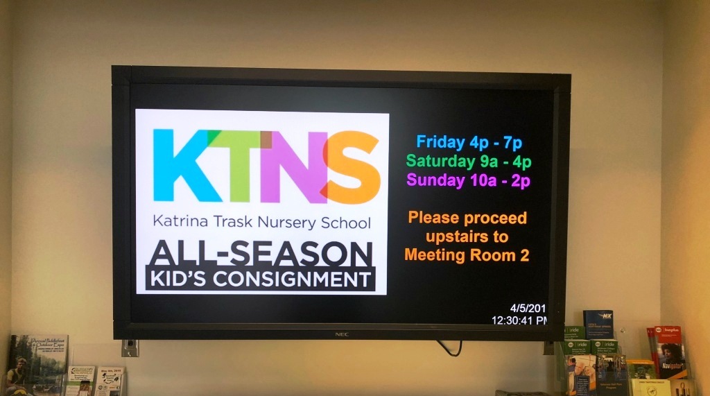 Katrina Trask Nursery School Annual Consignment Sale is ON The