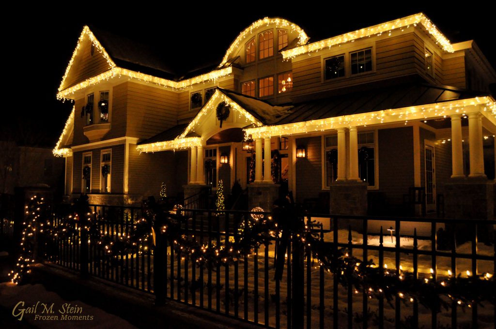 Holiday Lights Throughout Saratoga