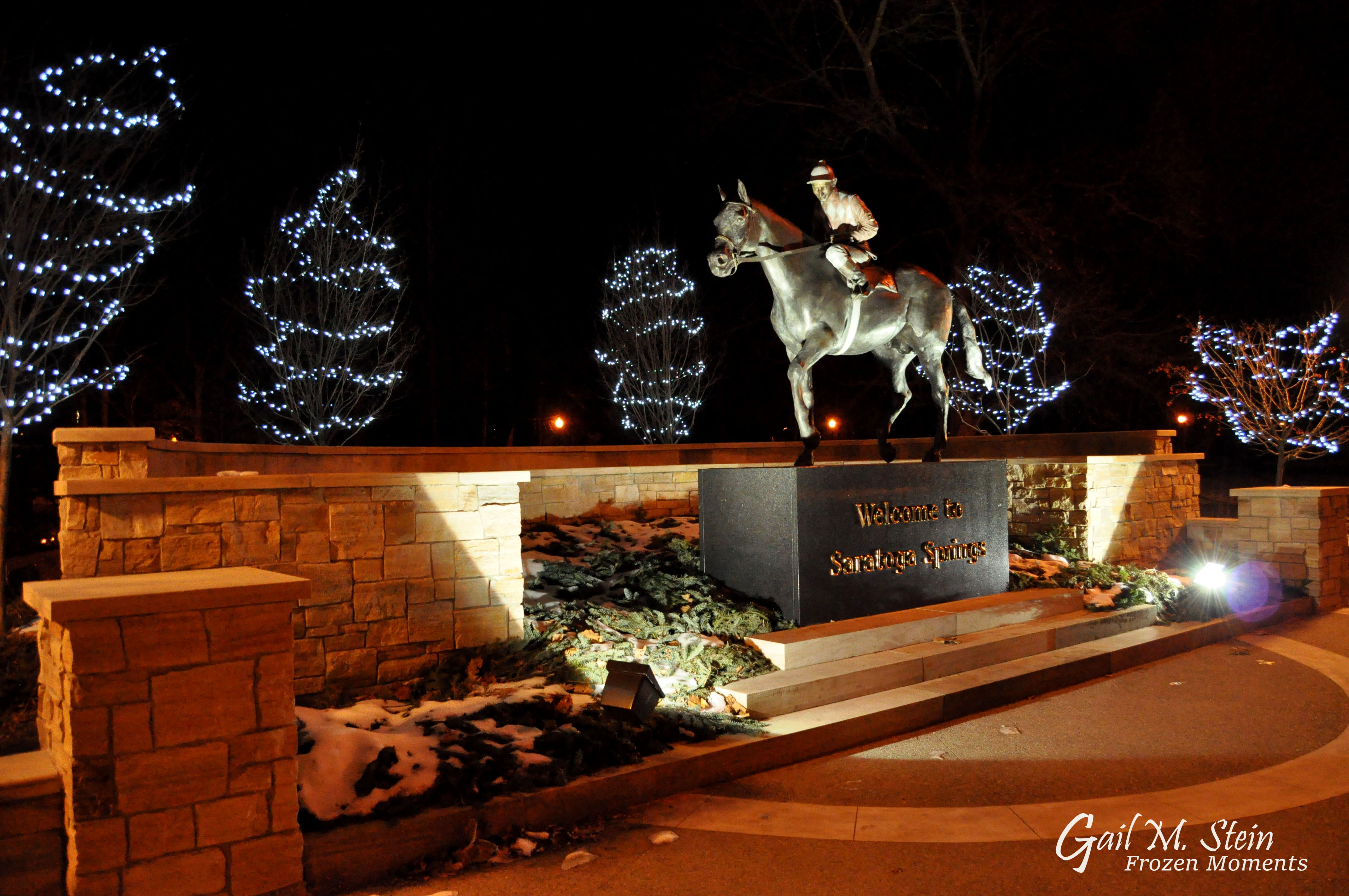 Holiday Lights Throughout Saratoga